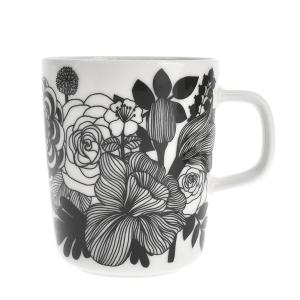 マリメッコ マグカップ MARIMEKKO OIVA/SIIRTOLAPUUTARH 68423 OIVA/SIIRTOLAPUUTARHA MUG 2.5DL 197 WHITEBLACK/TURQUOISE    比較対照価格3,630 円｜oroshiya