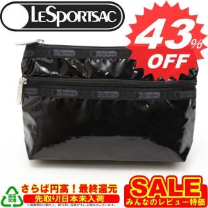 レスポ ポーチ LeSportsac レスポートサック ポーチ 7105 9908 ブラックパテント　新作　満載　取扱店舗｜oroshiya