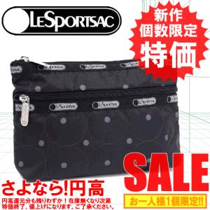 レスポ ポーチ LeSportsac ポーチ 7105 D189 オニキスドットキルティッド｜oroshiya