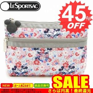 レスポートサック LeSportsac 7105-P929 COSMETIC CLUTCH ディズニー クラッチ ポーチ SPRING FLING｜oroshiya