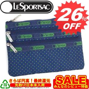 レスポ ポーチ LeSportsac ポーチ 7158 D223　レイクピンドット　LAKE PIN DOT｜oroshiya