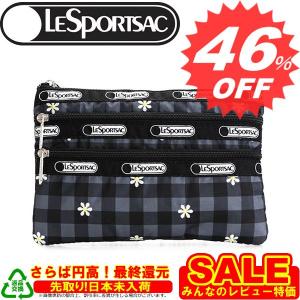 レスポ ポーチ LeSportsac ポーチ 7158　P257 ハローデイジー HELLO DAISY｜oroshiya