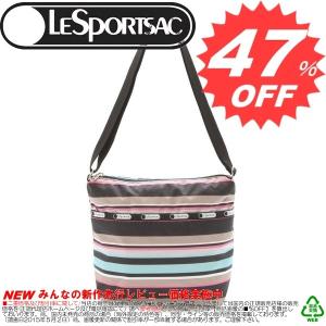 レスポートサック 新作 斜めがけショルダーバッグ LESPORTSAC Small Cleo Crossbody Hobo 7562 D576 Tennis Stripe｜oroshiya