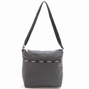 レスポートサック 新作 斜めがけショルダーバッグ LESPORTSAC Small Cleo Crossbody Hobo 7562 D653 JET SET PIN DOT