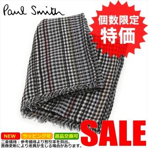 ポールスミス Paul Smith AJXA 675B E S667 ストール グレー系マルチストライプのチェック柄｜oroshiya