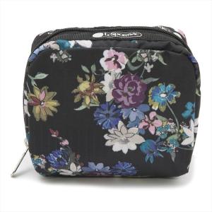 レスポートサック ポーチ LESPORTSAC Square Cosmetic 6701 D961 ENDLESS FIELDS 比較対照価格 2,592 円｜oroshiya