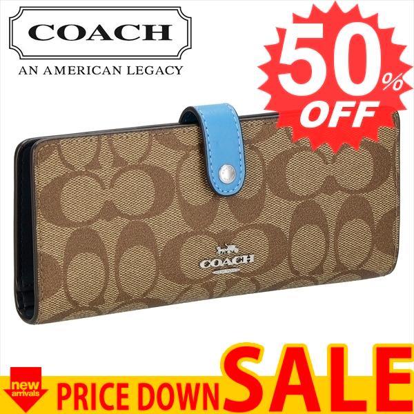 コーチ 財布 COACH CH414 SVVRF ユニセックス 比較対照価格59,840 円 長財布...