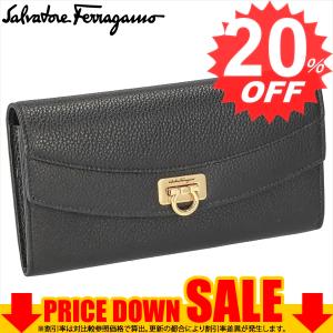 FERRAGAMO（フェラガモ） 長財布 ガンチーノソフト レディース