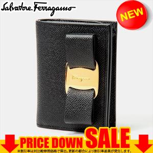 フェラガモ 財布 二つ折り財布 FERRAGAMO 22D515 レディース FERRAGAMO 22D515 PEBLLE/NER  NER    比較対照価格66,000 円｜oroshiya