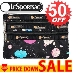 レスポートサック バッグ ポーチ LESPORTSAC 3 Zip Cosmetic 7158  E140 SPACE TALK    比較対照価格2,916 円｜oroshiya