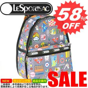 レスポートサック　新柄　リュック　バックパック　LESPORTSAC　Basic Backpack　7812　D319　Grab Bag｜oroshiya