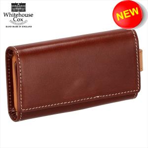 極美品 ホワイトハウスコックス 6連 キーケース リング ブラック ゴールド金具 Whitehouse Cox（ホワイトハウスコックス） キーケース ウィズ リング