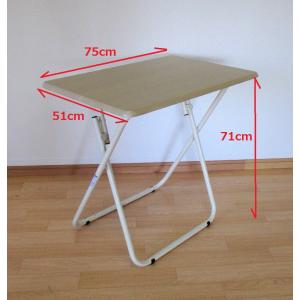 折りたたみ ハイテーブル 簡易テーブル フォー...の詳細画像4