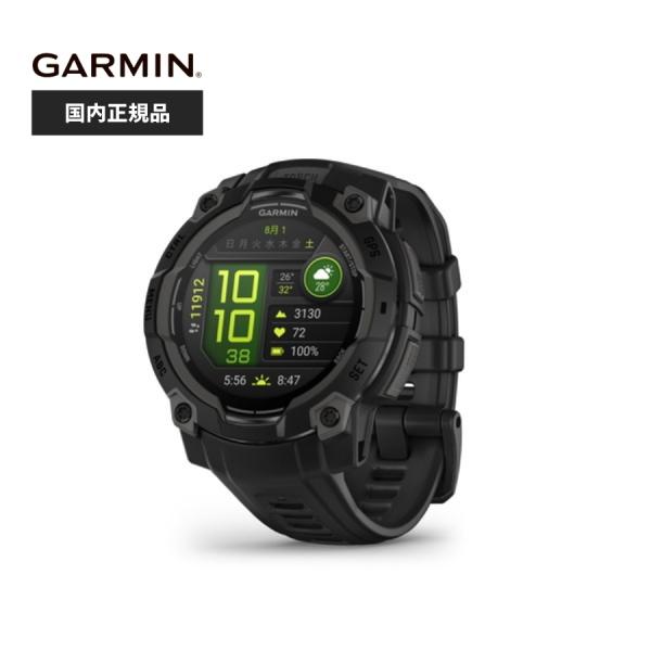 GARMIN ガーミン Instinct 3 AMOLED Black 010-03020-30 5...