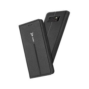 Samsung Galaxy Note 8 ケース 手帳型 上質なPUレザーとTPU素材 マグネット式 スタンド機能 カード収納付き シンプル 手触