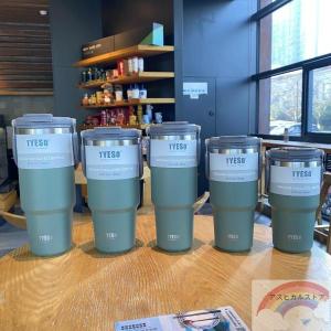 タンブラー TYESO ストロー付き 水筒 保...の詳細画像2
