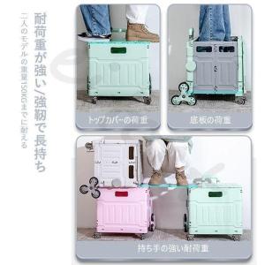 折りたたみ式 コンパクト ショッピングカート ...の詳細画像3