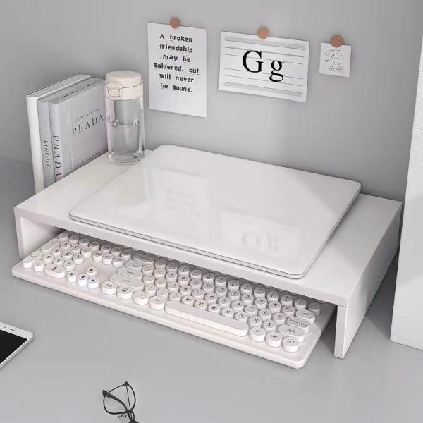 モニター台 安い パソコン おしゃれ 組付簡単 木製 モニタースタンド 在宅勤務 PC キーボード収...