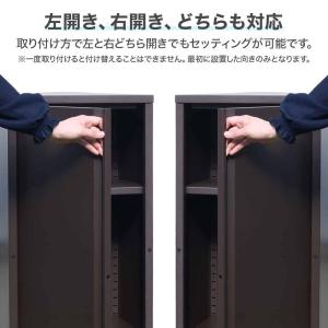 屋外物置 小型収納庫 スチール収納ボックス 可...の詳細画像4
