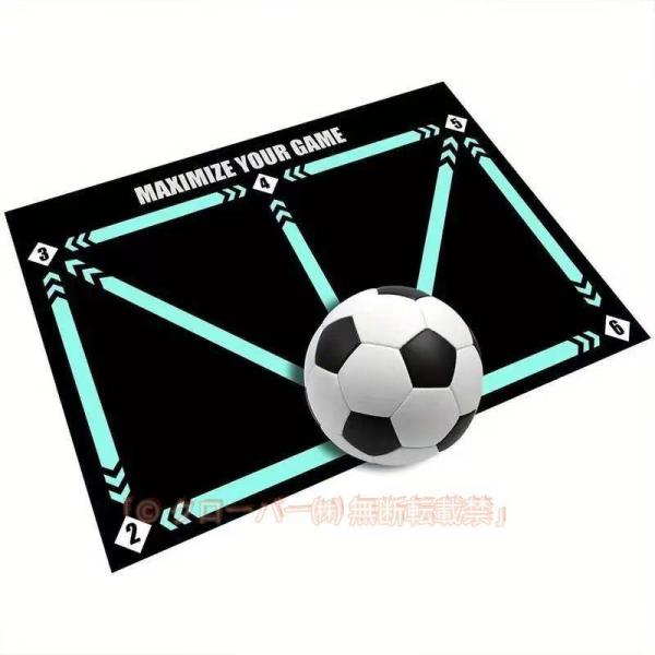 フットボールドアマット カーペット サッカーマット 練習用 トレーニングマット  サッカーの練習に最...