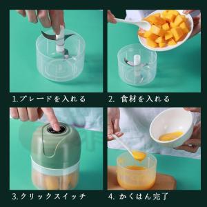 フードプロセッサー 電動 家庭用 軽量 ナッツ...の詳細画像3