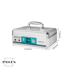 手提げ金庫 小型 金属製 鍵付き 収納 事務用...の詳細画像2