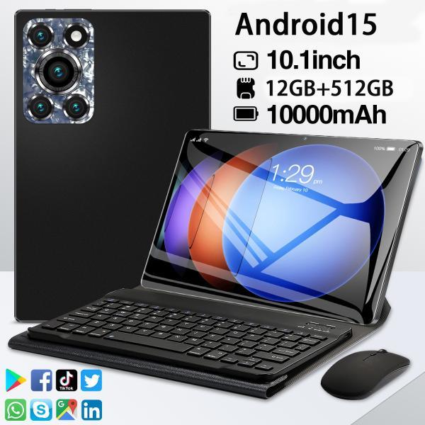 タブレット PC 本体 Android15 大画面10インチ 12GB+256GB テレワーク 25...