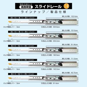 1000mm スライドレール 超重量用 引き出...の詳細画像5