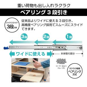 900mm スライドレール 超重量用 引き出し...の詳細画像2