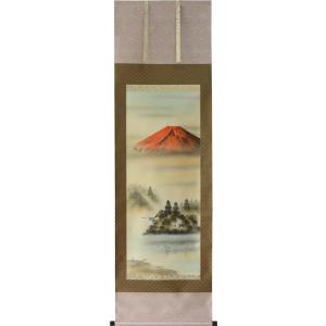 水墨山水 松泉　尺五　年中掛け 掛軸 尺五 水墨山水（松泉） – 人形の藤娘 オンラインショップ