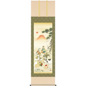 掛け軸 森山観月 松竹梅鶴亀図 絹本 希少 軸装 茶道具 掛軸 美品 です。 掛け軸 松竹梅鶴亀 (吉田瑞光) 送料無料 【掛軸】【一間床・半間