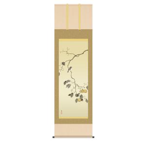 掛軸 肉筆 円相 山田瑞渓書 （掛け軸 尺五横）幅54cm×丈115cm : 大瑠堂
