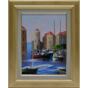 絵画油絵F10 信濃の里 坪井志朗画 : 大瑠堂 - 通販 - Yahoo!ショッピング