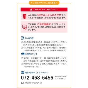 お年賀タオル 年賀 のし名入れタオル 240匁...の詳細画像5