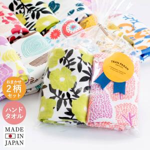 (ギフト) ガーゼタオル ハンドタオル おまかせ2枚セット パレットガーゼタオル ※無料ラッピング付き 日本製 プチギフト 個包装 退職 ハンカチ タオル おしゃれ｜トランパラン Yahoo!店