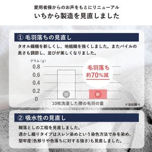 日本製 フェイスタオル 10枚セット 260匁...の詳細画像3