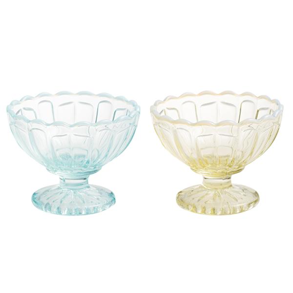 廣田硝子 雪の花 丸フラッペ デザート 足つき 食器 器 ガラス 10.6cm 日本製 和食器 レト...