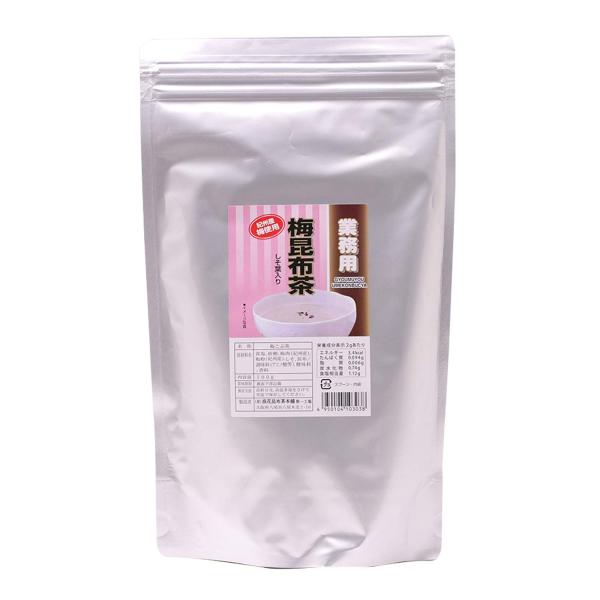 浪速昆布茶本舗 梅昆布茶 業務用 しそ葉入り 500g