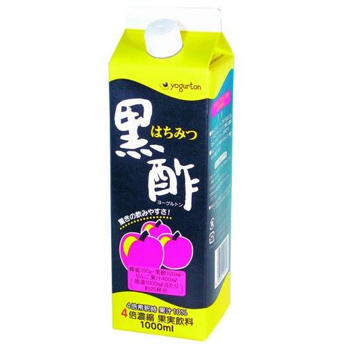 ヨーグルトン乳業 はちみつ黒酢 4倍濃縮 1000ml