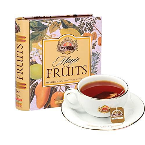 【ギフト】 BASILUR 紅茶 バシラーティー マジックフルーツアソートブック 4種類×8袋(全3...