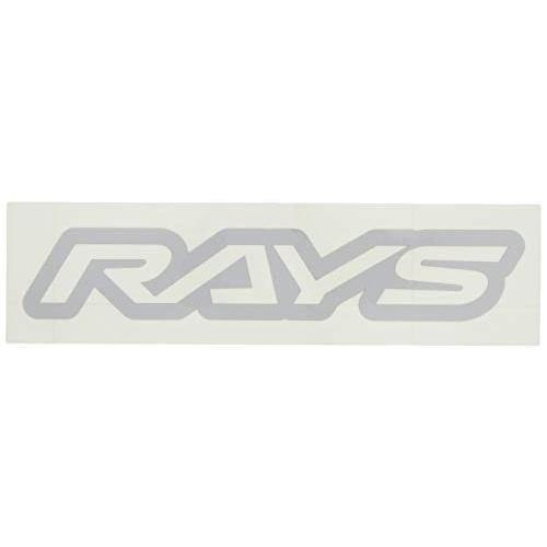【RAYS(レイズ)】 RAYS LOGO ステッカー W140mm ヌキ文字 SL(シルバー) N...