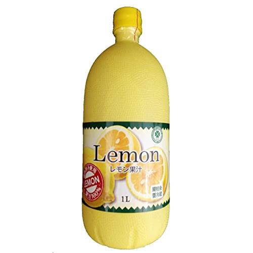 神戸物産 レモン果汁（業務用）1L 果汁100% 着色料不使用