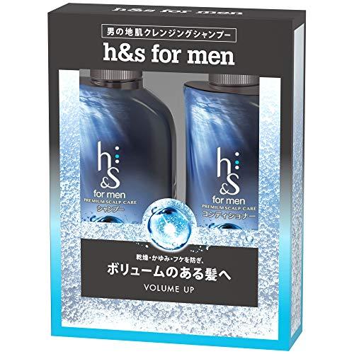 h&amp;s for men(エイチアンドエスフォーメン) セット ボリュームアップ ポンプ シャンプー ...