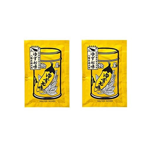 八幡屋礒五郎 七味唐辛子 (ゆず入り) ゆず七味 15g×2袋セット