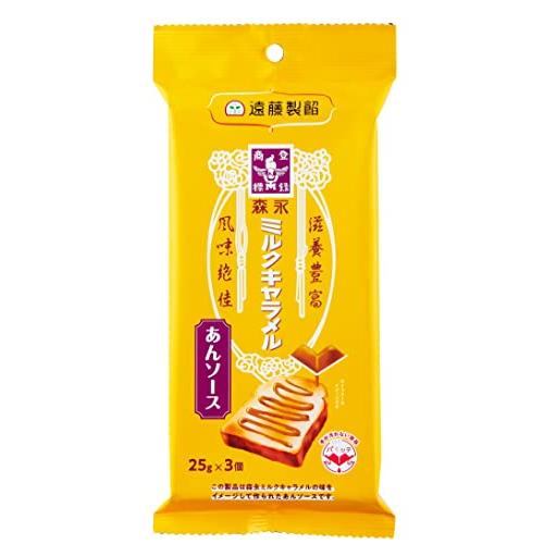 遠藤製餡 パキッテ 森永ミルクキャラメル あんソース (25g×3) ×8袋