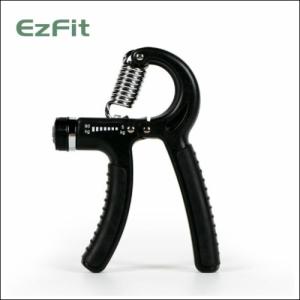 EZFIT 負荷調節式 ハンドグリップ オールブラック  5〜60kg調節可能｜osaido-shop