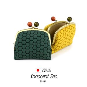 oeillet（ウイエ） レディース 二つ折り財布 がま口 本革 小銭入れ付き