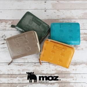 moz（モズ） がま口ミニ財布 ボックス型小銭入れ コンパクトウォレット