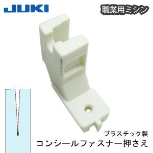 JUKI職業用コンシールファスナー押えプラスチック