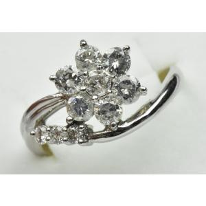 Pt900 合計 1.00ct ダイヤモンドリング 14号 指輪｜osaka-jewelry